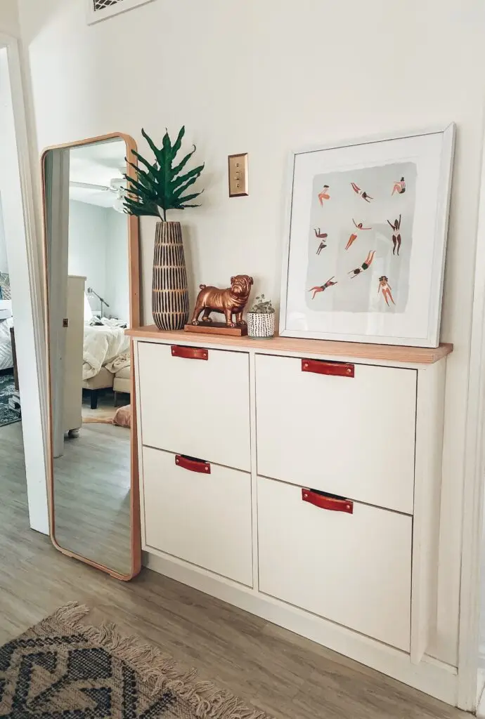 Ikea Shoe Cabinet Hack Stall The Blushing Bungalow