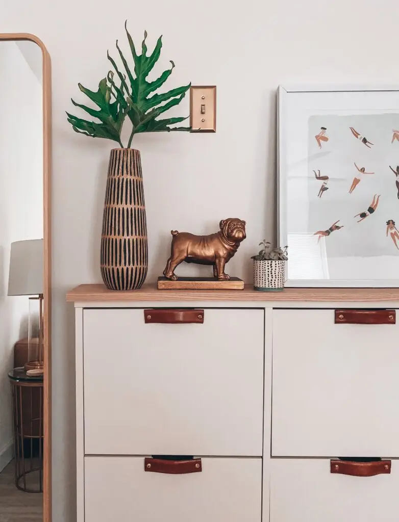 Ikea Shoe Cabinet Hack Stall The Blushing Bungalow