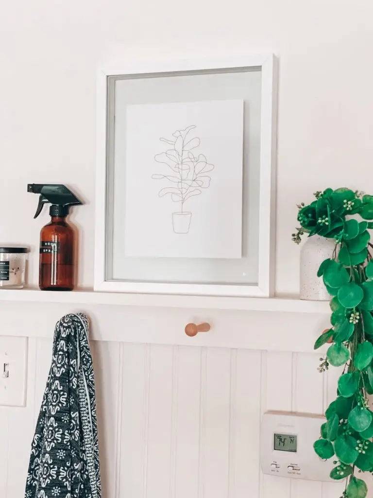 DIY Beadboard Feature Wall with Shaker Pegs