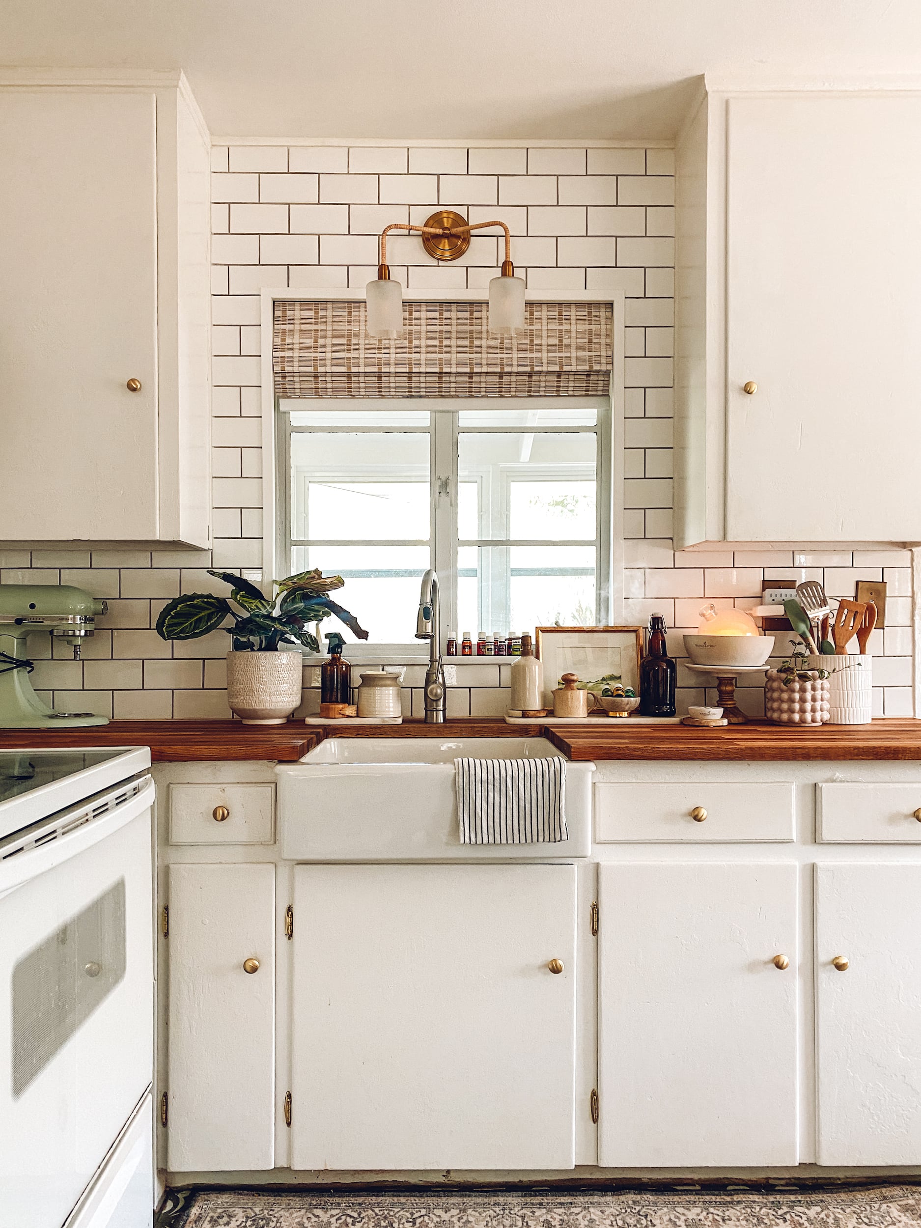 How to Maintain Butcher Block Countertops Naturally - Blushing Bungalow