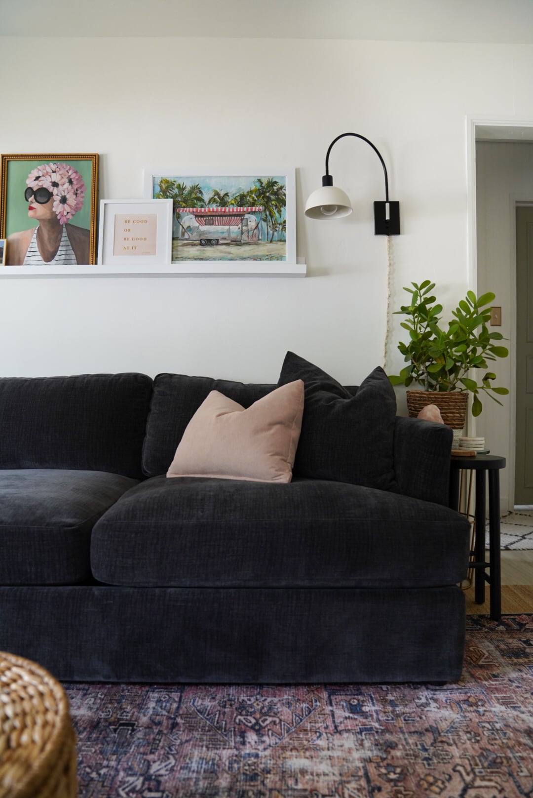 Sectional Sofa for Small Living Room - Blushing Bungalow | So Cute You'll Blush ☺️