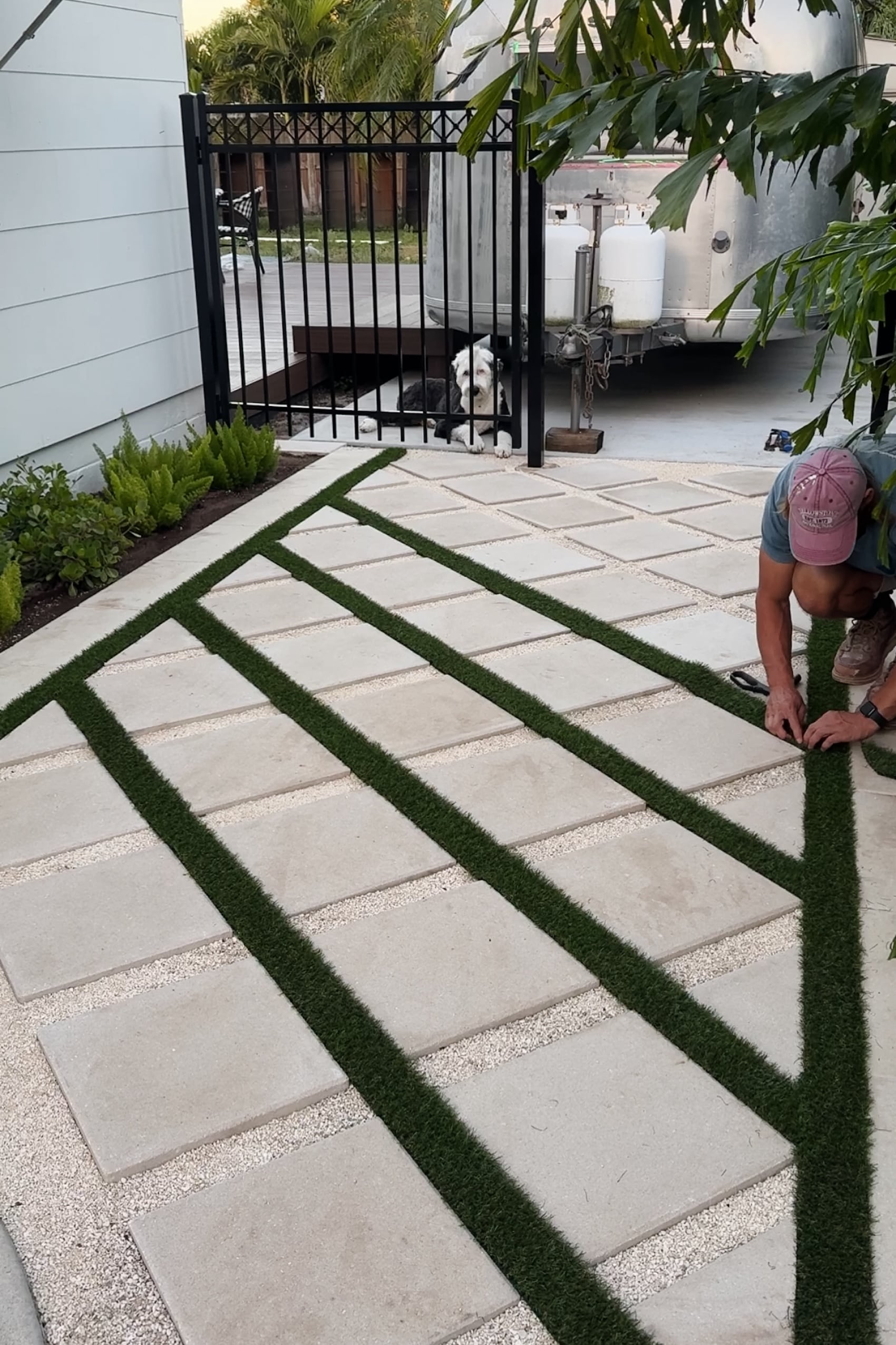 How To Install Artificial Grass Strips Between Pavers How to Install Artificial Turf Between Pavers: A Step-by-Step Guide