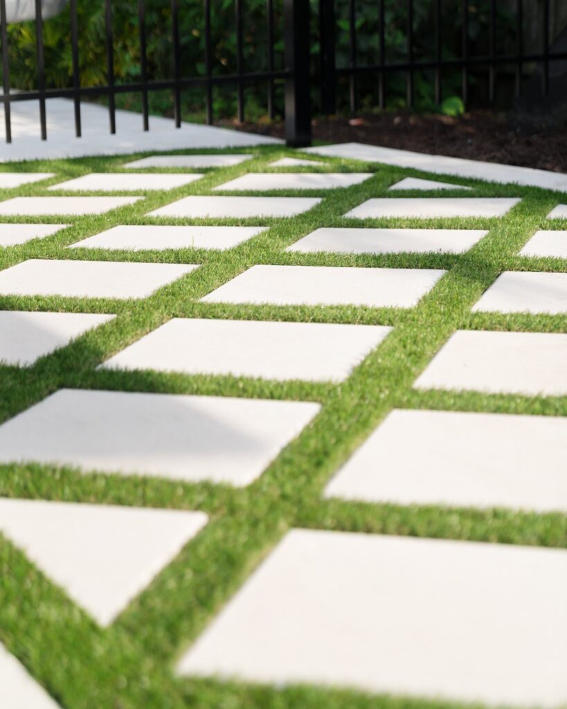 How To Install Artificial Grass Strips Between Pavers How to Install Artificial Turf Between Pavers: A Step-by-Step Guide