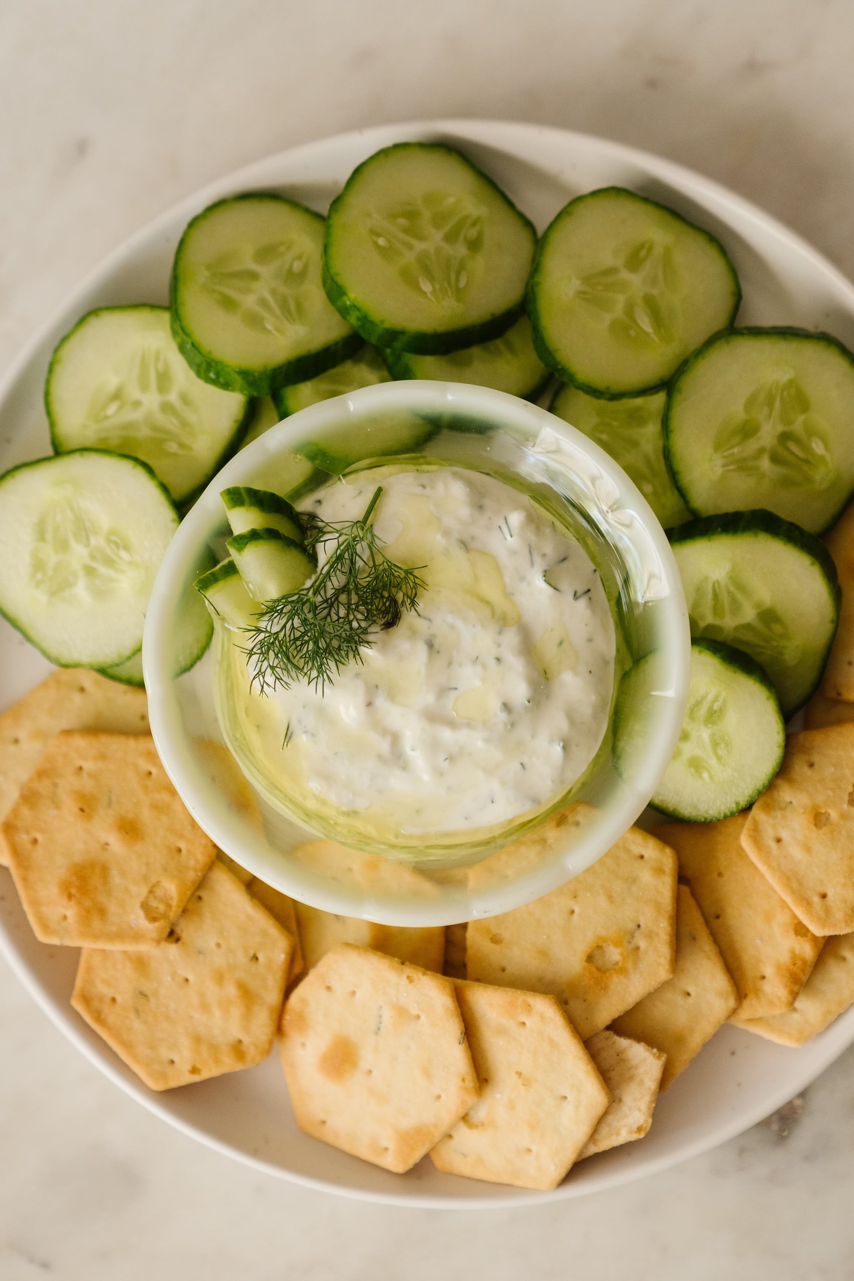 Greek Tzatziki Sauce Recipe Blushing Bungalow So Cute You'll Blush ☺️